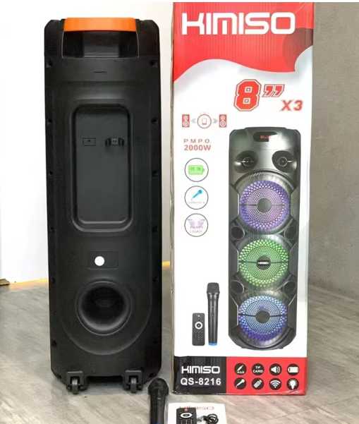 813119-2 Φορητό ηχείο subwoofer με μικρόφωνο Karaoke - QS-8216 - 813119 - Image 3