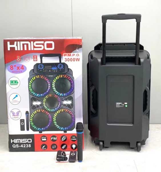 813126-2 Φορητό ηχείο subwoofer με μικρόφωνο Karaoke - QS-4238 - 813126 - Image 4