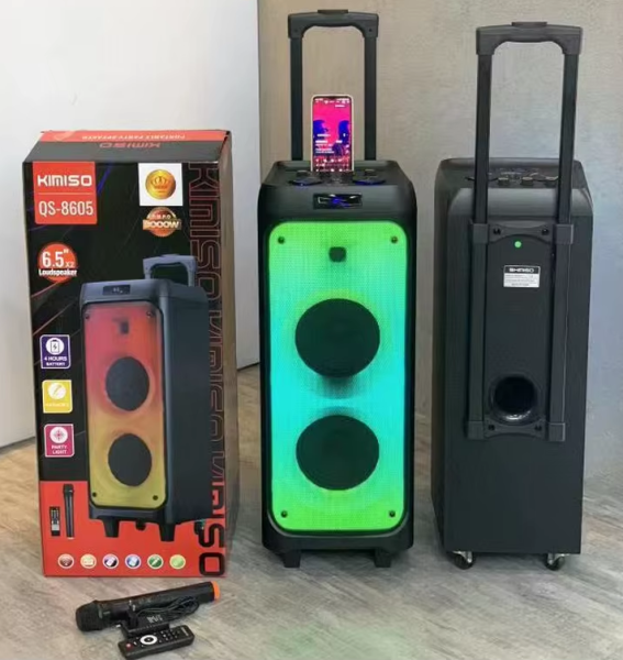 813157-2 Φορητό ηχείο subwoofer με μικρόφωνο Karaoke - QS-8605 - 813157 - Image 2