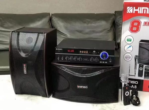 813164-1 Σετ ηχεία subwoofer με ενισχυτή & μικρόφωνο Karaoke - QS-A8 - 813164 - Image 4