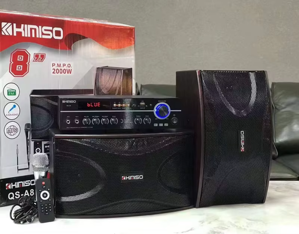 813164-3 Σετ ηχεία subwoofer με ενισχυτή & μικρόφωνο Karaoke - QS-A8 - 813164 - Image 2