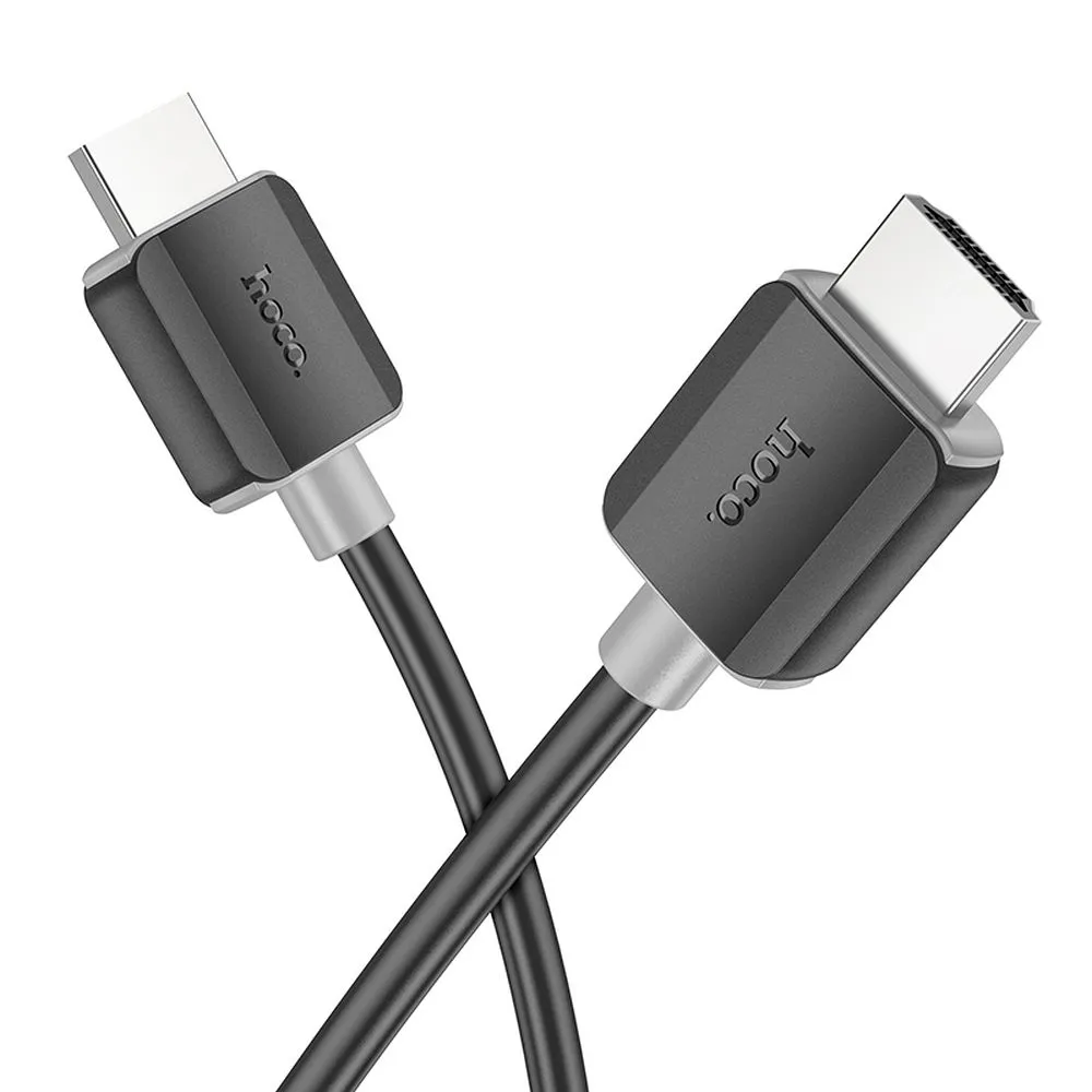 HOCO-US08-καλώδιο-HDMI-σε-HDMI-ver.-2.0-4K-60Hz-1μ-μαύρο2 HOCO US08 καλώδιο HDMI σε HDMI ver. 2.0, 4K/60Hz, 1μ, μαύρο - Image 2