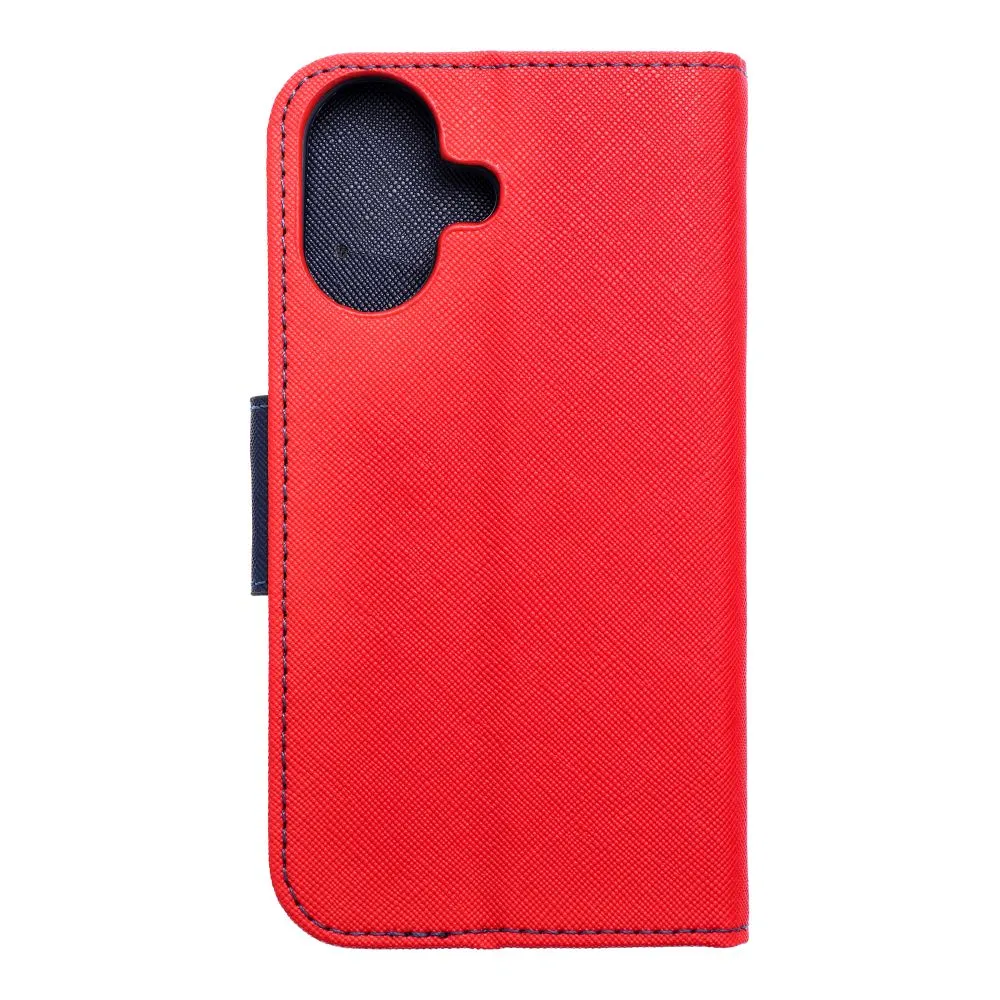TechWave-Fancy-Book-case-for-Apple-iPhone-17-red-navy-blue2 TechWave Fancy Book case for Apple iPhone 17 red / navy blue - Image 2