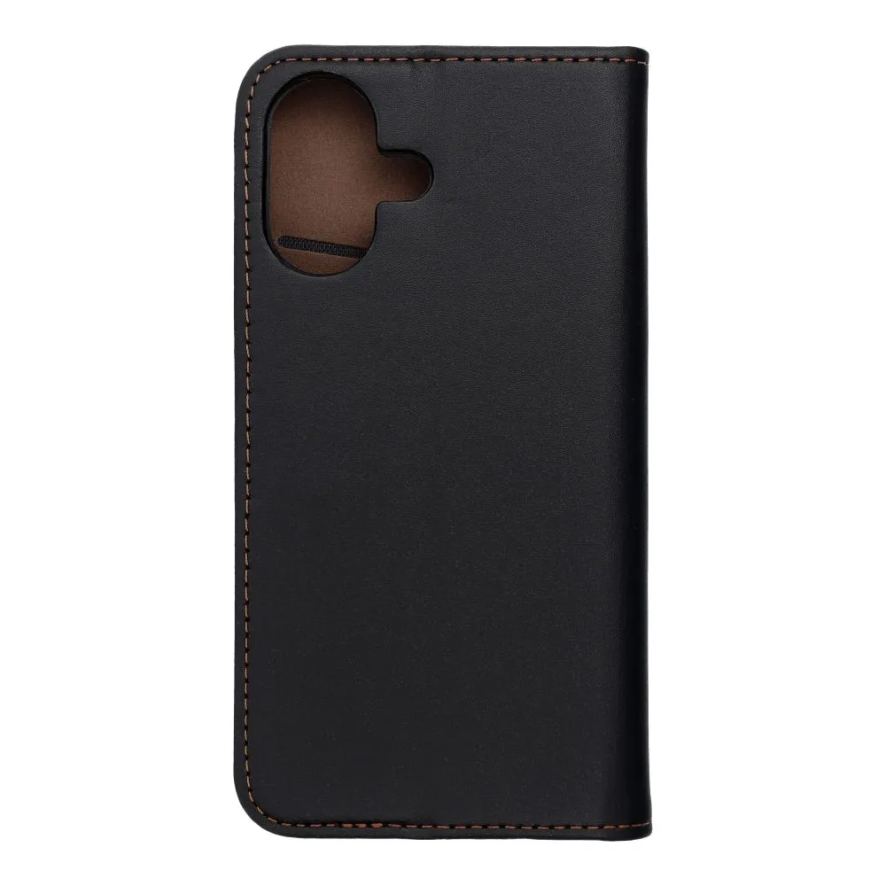 TechWave-Pure-Leather-case-for-Apple-iPhone-17-black2 TechWave Pure Leather case for Apple iPhone 17 black - Image 2