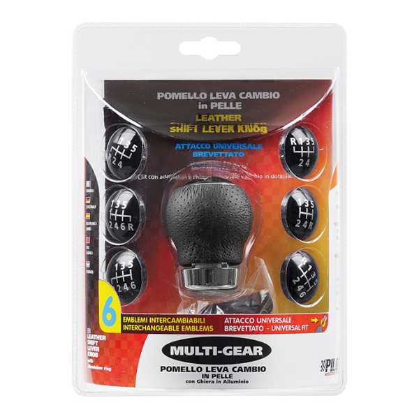 00247-C-01 ΠΟΜΟΛΟ ΤΑΧΥΤΗΤΩΝ MULTI-GEAR , ΜΕ 7 ΑΥΤΟΚΟΛΛΗΤΑ ΕΝΔΕΙΞΕΩΝ ΤΑΧΥΤΗΤΩΝ (ΣΥΜΒΑΤΟ ΚΑΙ ΜΕ FIAT/OPEL) - Image 3