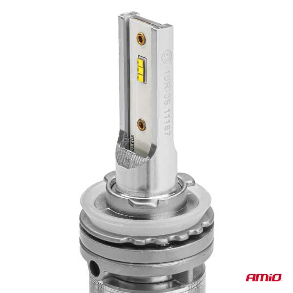 01086_AM_2 H8/H9/H11 RS+ SERIES 12-36V 50W 6000K 3500lm +200% LED CAN-BUS (ΨΥΚΤΡΑ ΛΕΠΙΔΕΣ ΦΤΕΡΟΥ) ΑΜΙΟ - 2ΤΕΜ - Image 2