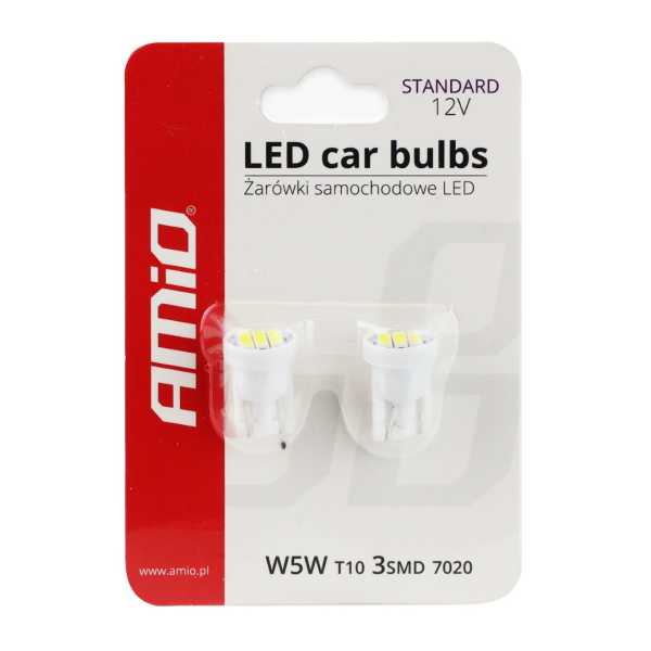 01096-3 T10 W5W 12V W2,1x9,5d ΛΕΥΚΟ 5.600K 3SMDx7020 (ΚΑΡΦΩΤΟ) 2ΤΕΜ. - Image 3