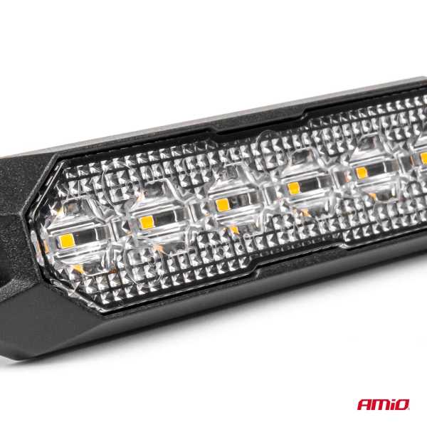 03930_AM_2 ΣΤΡΟΜΠΟ 12/24V 6xSMD LED 18W (6x3W) R65 R10 IP68 IP6K9K 122x30mm ΑΜΙΟ - 1 ΤΕΜ. - Image 2