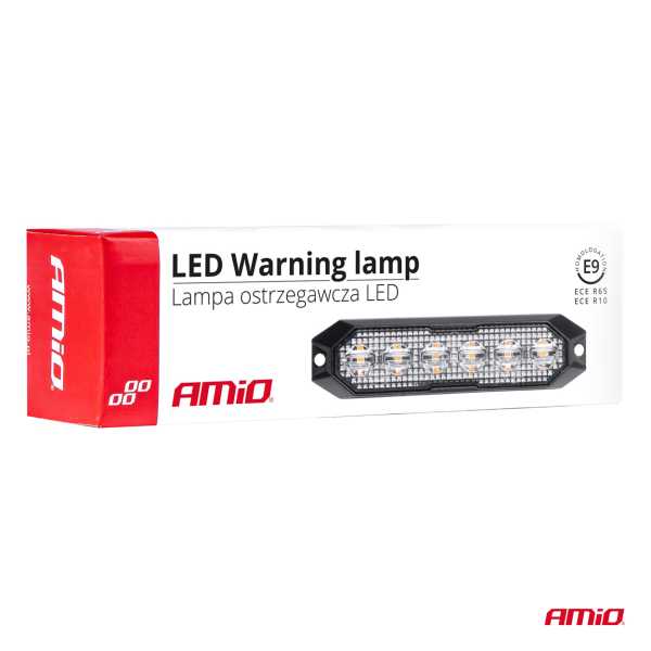 03930_AM_4 ΣΤΡΟΜΠΟ 12/24V 6xSMD LED 18W (6x3W) R65 R10 IP68 IP6K9K 122x30mm ΑΜΙΟ - 1 ΤΕΜ. - Image 6