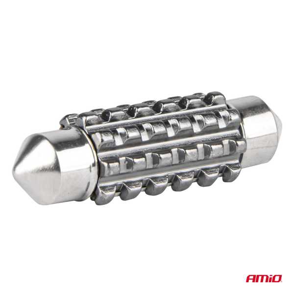 04236_AM_3 ΛΑΜΠΑΚΙΑ ΠΛΑΦΟΝΙΕΡΑΣ 36mm 12/24V C5W 5500K 12xSMD 2016 CAN-BUS FESTOON (ΛΕΥΚΟ) ΑΜΙΟ - 2 ΤΕΜ. - Image 3
