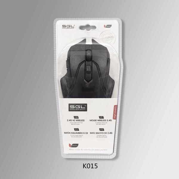 16190156541006376 Ασύρματο ποντίκι - K015 - 177319 - Black - Image 2