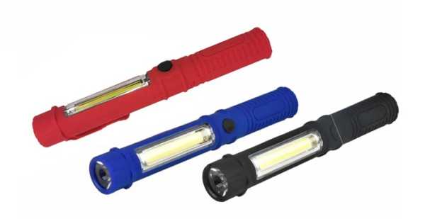 219095-3 Φακός μπαταρίας LED Mini - Ράβδος - 909A - 219095 - Red - Image 4