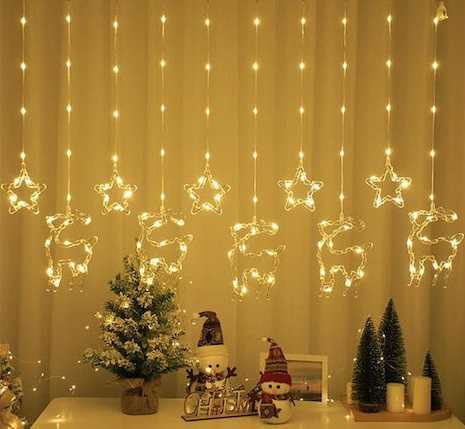 272300 Χριστουγεννιάτικα φώτα LED - Κουρτίνα - 3m/10 - 272300 - Warm White - Image 2