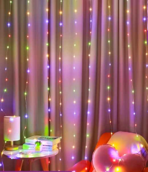 272330_272328 Χριστουγεννιάτικα φώτα LED - Κουρτίνα - 10/200LED - 272328 - RGB - Image 2