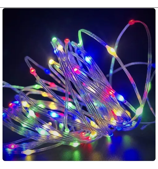 272352-1 Χριστουγεννιάτικα φώτα LED με επένδυση - 100m/800LED - RGB - 272352 - Image 2