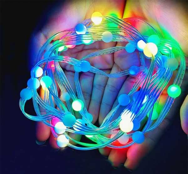 272356_272355-2 Χριστουγεννιάτικα φωτάκια LED - Φυσαλίδα - USB/10m/66L - RGB - 272356 - Image 2