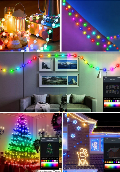 272356_272355 Χριστουγεννιάτικα φωτάκια LED - Φυσαλίδα - USB/10m/66L - RGB - 272356 - Image 3