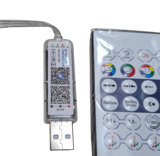 272357-3 Χριστουγεννιάτικα φώτα LED RGB με USB - Stars - 5m - 33L - 272357 - Image 2