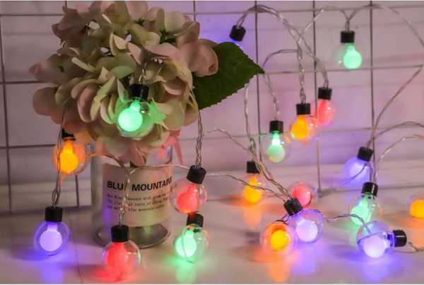 272372-3 Χριστουγεννιάτικα φωτάκια LED μπαταρίας - Φυσαλίδα - 3m/20LED - 272372 - Image 2