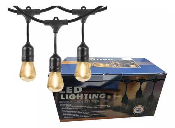 272377-2 Γιρλάντα φωτισμού LED εξωτερικού χώρου - 5m - 10pcs - 272377 - Warm White - Image 3