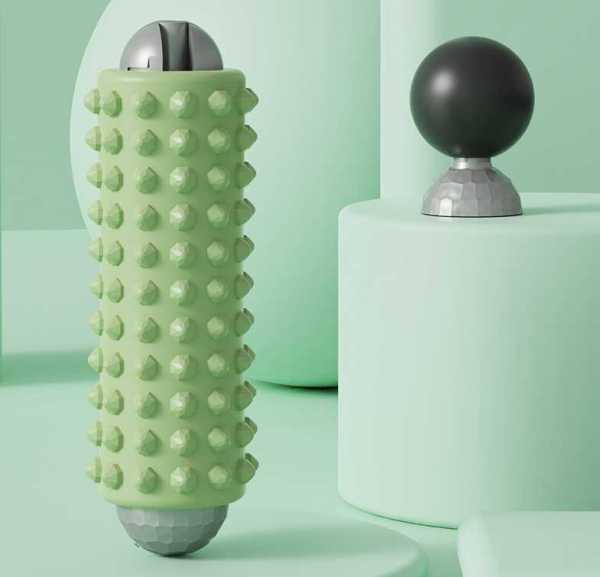 29486f3b1a80cd56eea65f945c924717 Επαναφορτιζόμενο Massage Roller - USB - 813607 - Ash Grey - Image 5