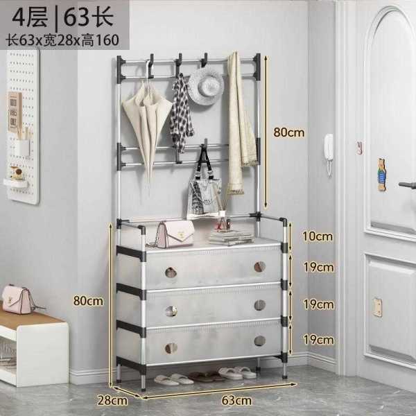 3f6c822930124498ddfb0fd5bb34fcf6 Κρεμάστρα δαπέδου με παπουτσοθήκη 4 επιπέδων - 12106 - 114173 - Image 2
