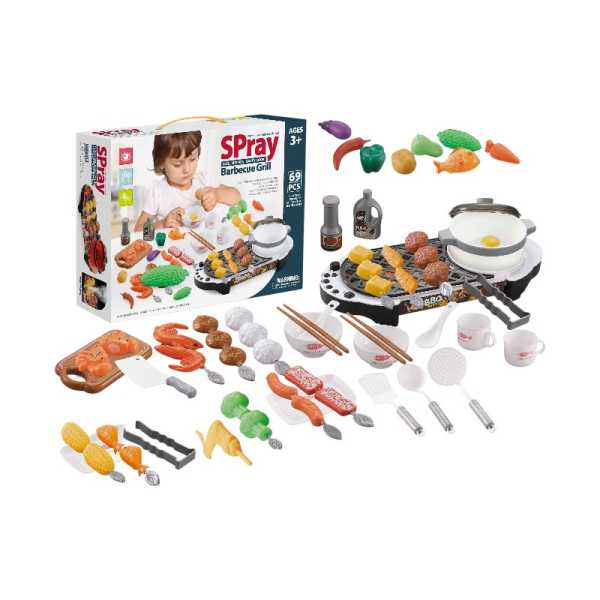 410060 Παιδικό σετ μαγειρικής Barbeque-Grill - 69pcs - 410060 - Image 2