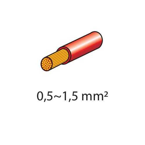 45055-D-02 Φισάκια κιτ 2,8x0,5mm 20τεμ. Κόκκινα - Image 2