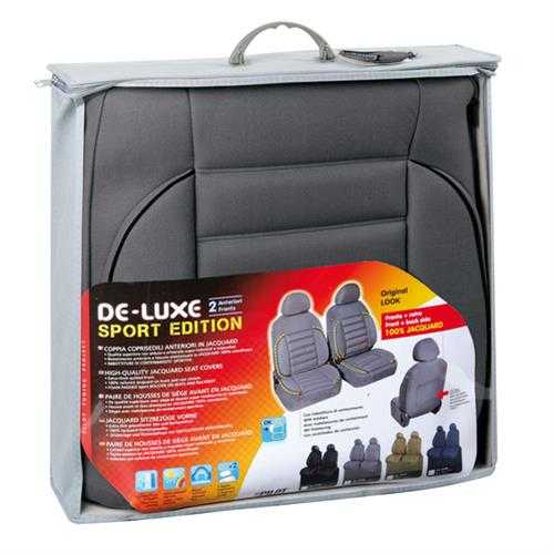 54786-C-01 Καλύμματα Καθισμάτων DE-LUXE SPORT EDITION 2τεμ. Γκρι - Image 3