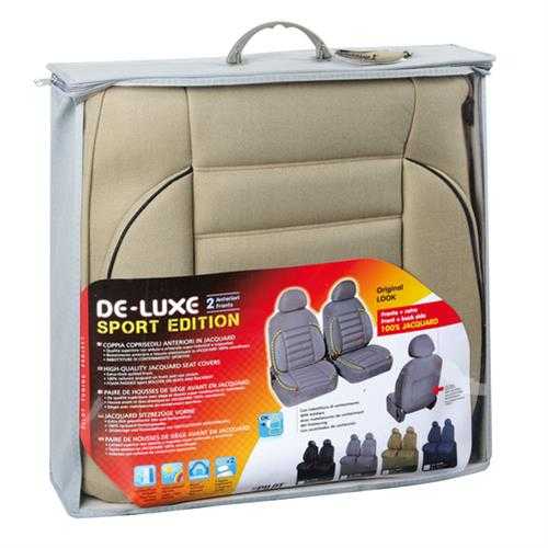 54787-C-01 Καλύμματα Καθισμάτων DE-LUXE SPORT EDITION 2τεμ. Μπεζ - Image 3