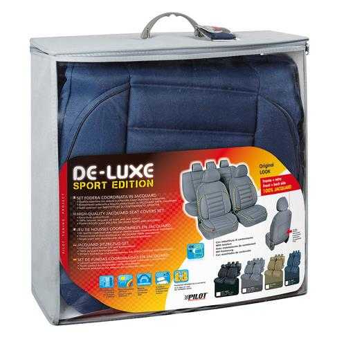 54804-C-01 Καλύμματα Καθισμάτων DE-LUXE SPORT EDITION Υφασμα JACQUARD Σετ 4τεμ. Μπλε - Image 3