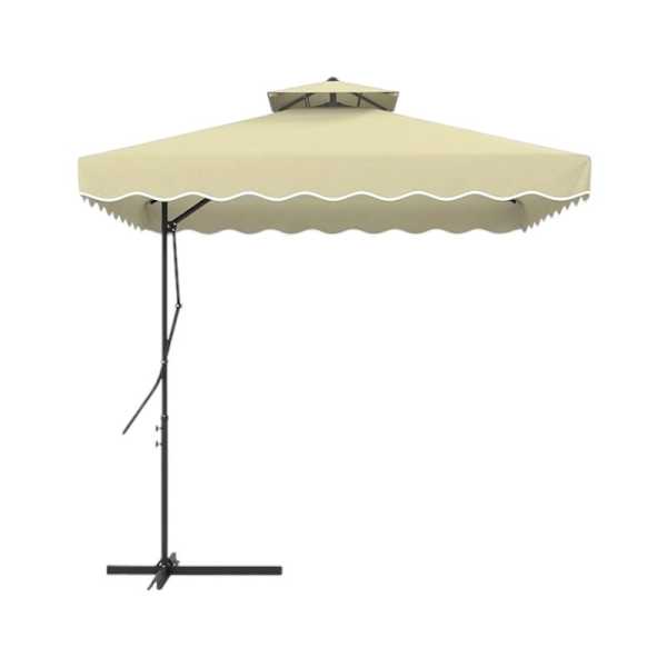 Ομπρέλα κήπου κρεμαστή - YB3099 - 585373 - Beige