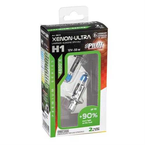 58610-C-01 H1 12V 55W P14,5s ΛΑΜΠΑ XENON ULTRA 4.800K +90%  2ΤΕΜ. - Image 2