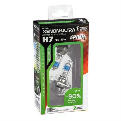 58613-C-01 H7 12V 55W PX26d XENON ULTRA 4.800K +90%  2ΤΕΜ. - Image 4