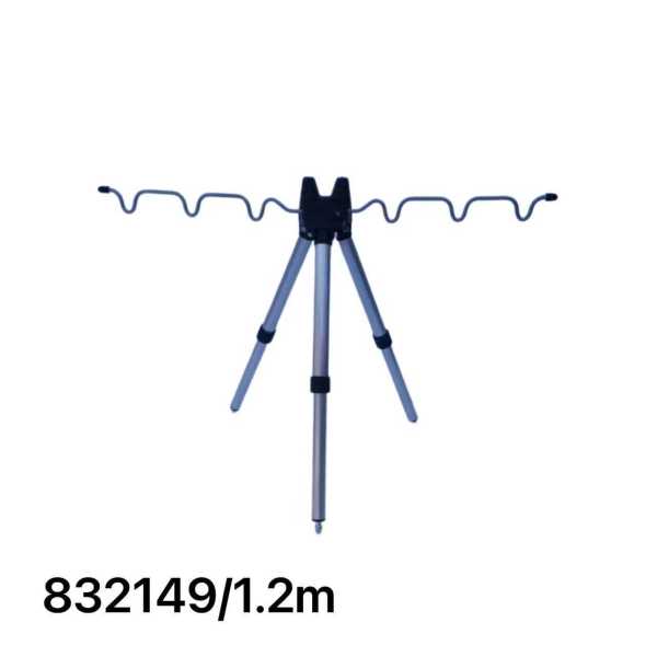 60faa89f723b09a4c287039496caae27 Βάση στήριξης καλαμιών 6 θέσεων - Μεταλλική - 1.2m - 832149 - Image 2