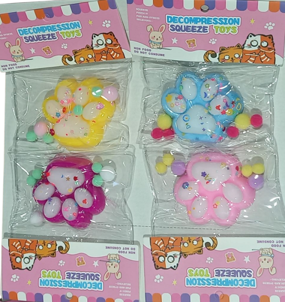652419 Πατούσα Antistress Squishy - Σετ 16pcs - GA524-1 - 652419 - Image 2