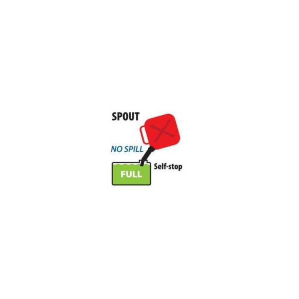67075-D-02 ΜΠΕΤΟΝΙ-ΚΑΝΙΣΤΡΟ ΠΛΑΣΤΙΚΟ ΓΙΑ ΜΕΤΑΦΟΡΑ ΚΑΥΣΙΜΟΥ ΜΕ ΕΥΚΑΜΠΤΟ ΜΑΚΡΥ ΣΤΟΜΙΟ ΑΣΦΑΛΕΙΑΣ ΚΟΚΚΙΝΟ JERRY CAN 5lt LAMPA  - 1 TEM. - Image 5
