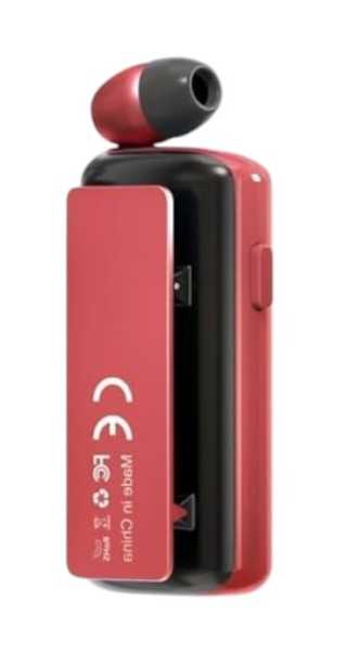700079-5 Ασύρματο ακουστικό Bluetooth - F580 - Fineblue - 700079 - Red - Image 4