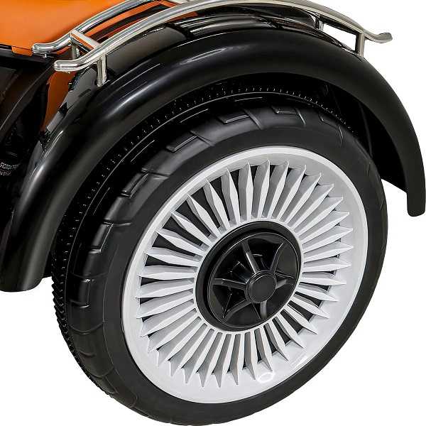 701114-6 Παιδικό ηλεκτροκίνητο τρίκυκλο scooter με φάρο - BJQ-6388 - 701114 - Pink - Image 3