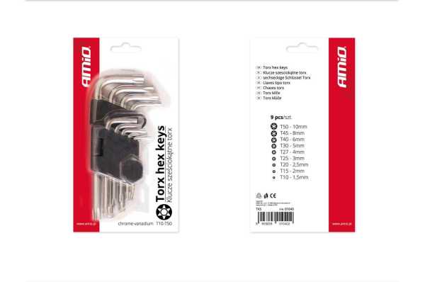 71187-01040-1 ΑΛΕΝ TORX ΚΟΝΤΑ 125mm TKS AMiO - 9 ΤΕΜ. - Image 2