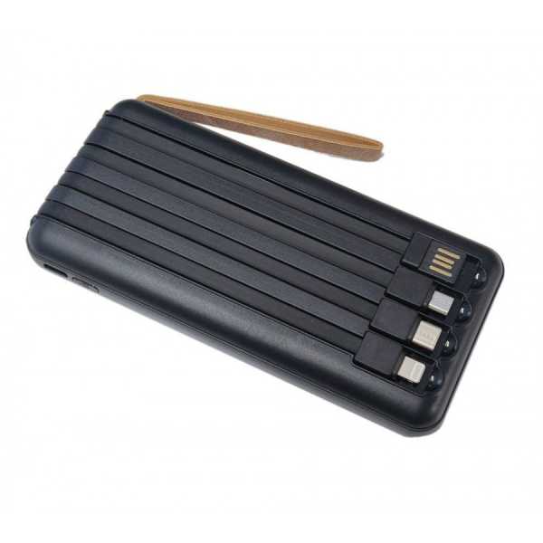 810385-1 Powerbank με ηλιακό πάνελ - 4in1 - 10.000mah - Y179 - 810385 - Black - Image 2