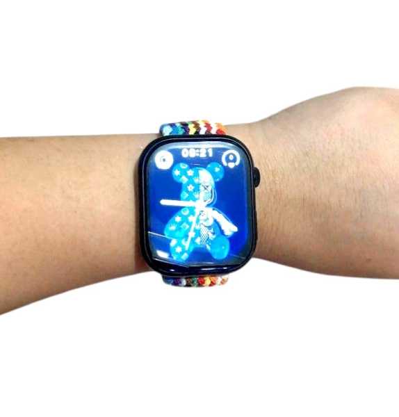 812235-3 Σετ ασύρματα ακουστικά & Smartwatch με 2 λουράκια - P9 Series 10 - 812235 - Pink - Image 2