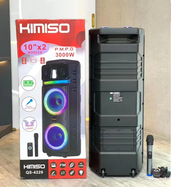 813140-1 Φορητό ηχείο subwoofer με μικρόφωνο Karaoke - QS-4229 - 813140 - Image 3
