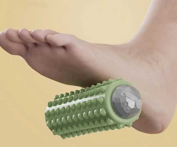 813607-9 Επαναφορτιζόμενο Massage Roller - USB - 813607 - Ash Grey - Image 2