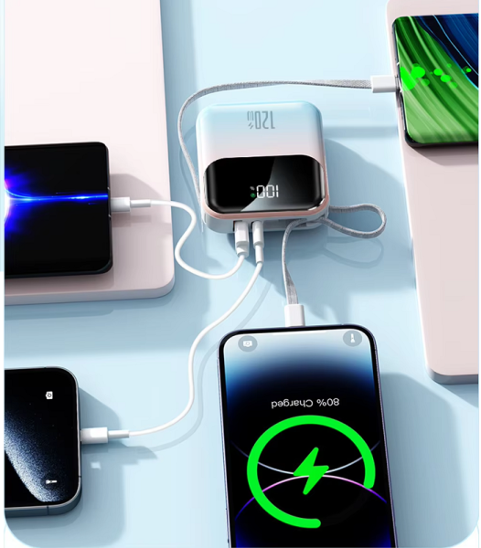 813669 Powerbank Mini - Fast Charge - 10.000mah - DX337 - 813669 - White - Image 2