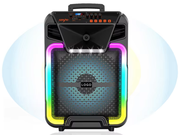 813683-3 Φορητό ηχείο subwoofer με μικρόφωνο Karaoke - ABS-15102 - 813683 - Image 2
