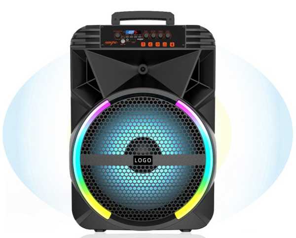 813690-2 Φορητό ηχείο subwoofer με μικρόφωνο Karaoke - ABS-15101 - 813690 - Image 2