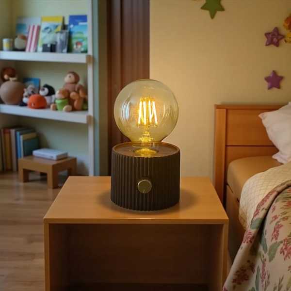 817452-1 Επαναφορτιζόμενη επιτραπέζια λάμπα LED με Dimmer - FA-008 - 817452 - Dark Brown - Image 2