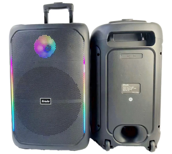818088-1 Φορητό ηχείο subwoofer με μικρόφωνο - Karaoke Box - BTS-1808 - 818088 - Image 4