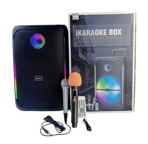818088-2 Φορητό ηχείο subwoofer με μικρόφωνο - Karaoke Box - BTS-1808 - 818088 - Image 5